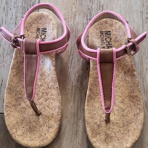 Michael Kors Little Girl's Sandle Used Two Times. Size11.5 In Child's Shoes.